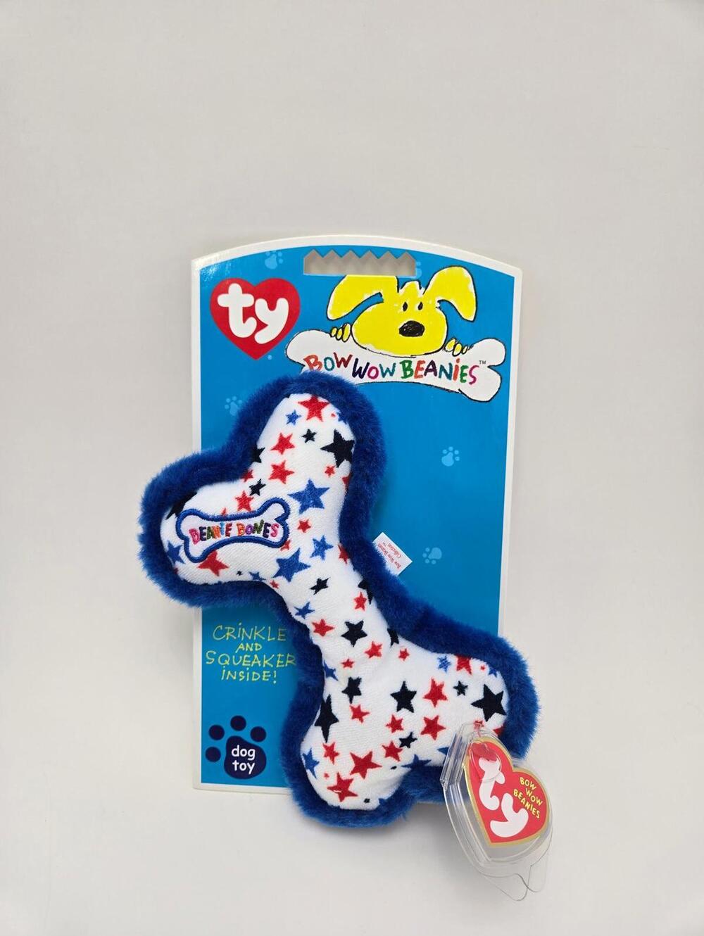 Ty Bow Wow Beanie Bone the USA stars Bone   (5 inch)